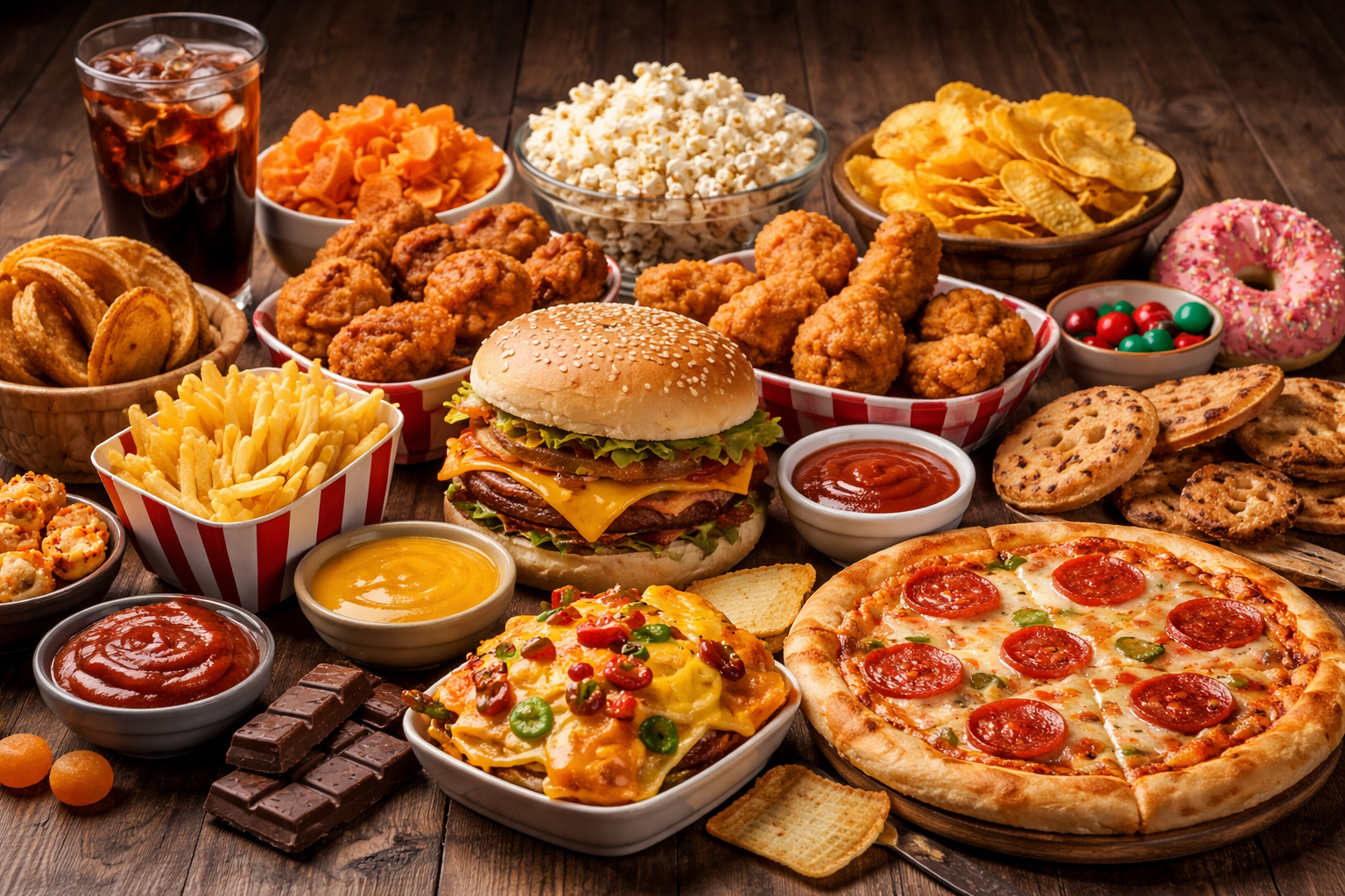 जंक फूड और प्रोसेस्ड फूड